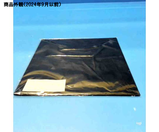 ノンブレンタックゲル 200×200-t3mm 透明なフィルムに包まれたパッケージが上から俯瞰で撮影されている状態