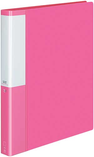 クリヤーＢポジティ替紙式桃Ａ４縦背幅３３ｍｍ１０冊画像