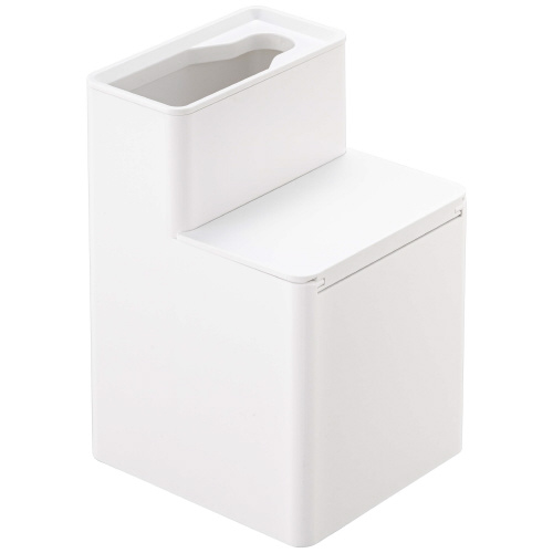 替ブラシ収納付流せるトイレブラシスタンド　タワー画像