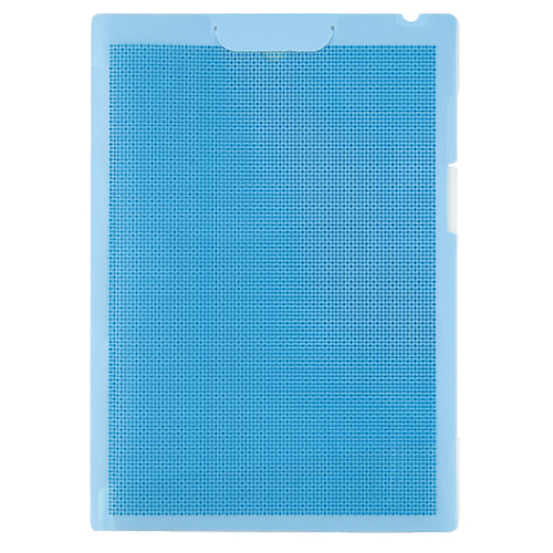 ｼﾝﾌﾟﾙﾜｰｸ ｸﾘｯﾌﾟ付ﾎﾞｰﾄﾞﾎﾙﾀﾞｰ･ｶﾓﾌﾗｰｼﾞｭ A4ﾀﾃ ﾌﾞﾙｰ 1枚画像