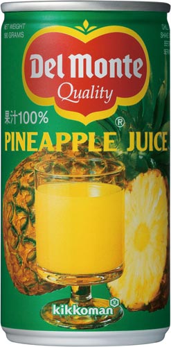 デルモンテパイナップルジュース　１９０ｇ　３０缶画像