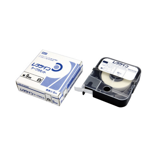 レタツイン用テープカセット　ＬＭ－ＴＰ３０９Ｗ　白