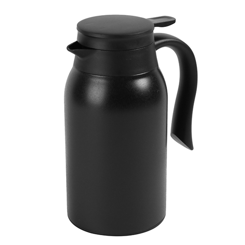 卓上ポット ステンレス 900ml 保温 保冷 ポット ティーポット ブラック画像
