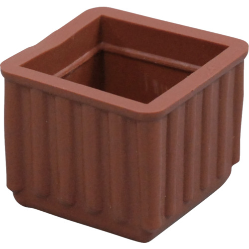 光　イス脚キャップ　茶角２４