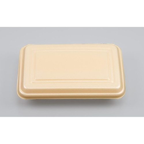 シーピー化成 弁当容器 VK-62 折蓋角丸中 クリーム画像