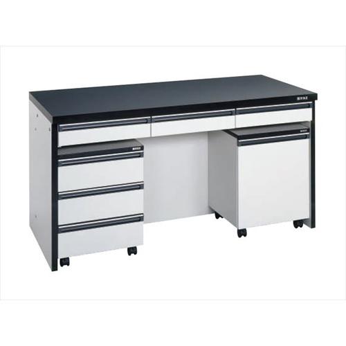 サイド実験台（キャビネットワゴン２台・引出し付）　ＳＴＡ－１５ＬＡＣ画像