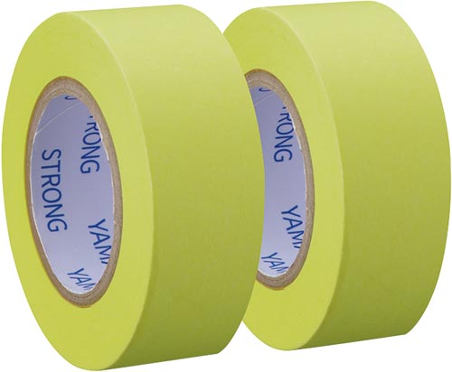 メモックロールテープ強粘着詰替１５ｍｍ幅レモン画像
