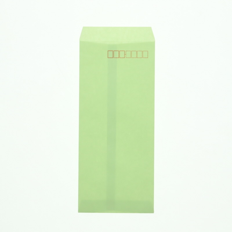 ヘイコー　カラー封筒　長４　ウグイス画像