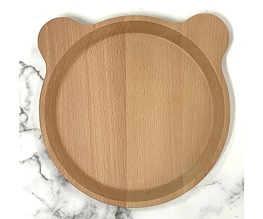 アニマル キッズプレート くま画像