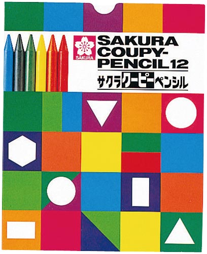 クーピーペンシル１２色　紙箱入画像
