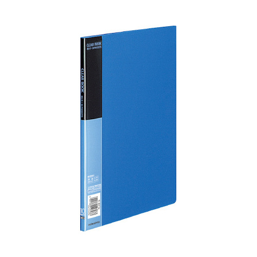クリヤブックベーシック固定式Ｂ５縦１０Ｐ青Ｘ１０画像