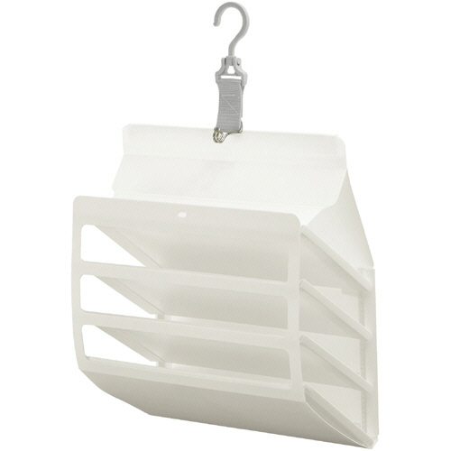 さっと出し入れできる壁掛けﾎﾟｹｯﾄ 書類･ｶﾀﾛｸﾞ用 ﾎﾜｲﾄ 1個画像