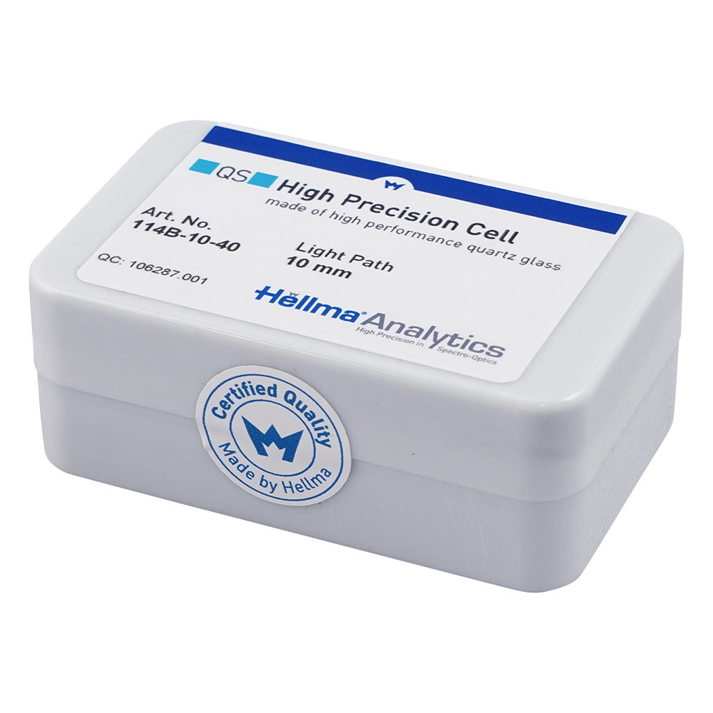 ヘルマ（R）石英セル　セミマイクロブラック画像