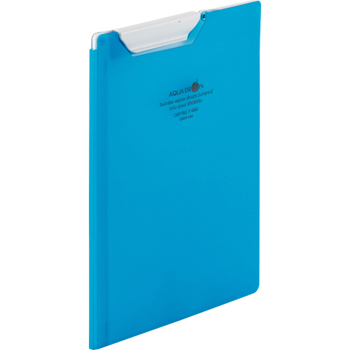 AQUA DROPs ｸﾘｯﾌﾟﾌｧｲﾙ A5 青 1枚画像