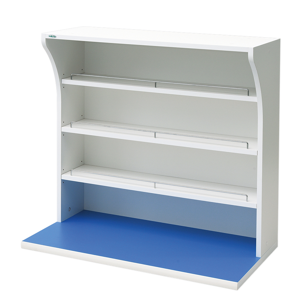 ウッディ薬品棚 中段用 フリー棚 (棚板3枚)