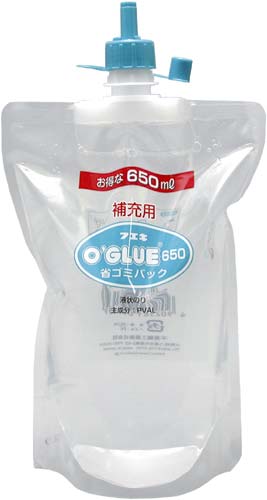 液状のりオーグルー　補充用　６５０ｍｌ６本