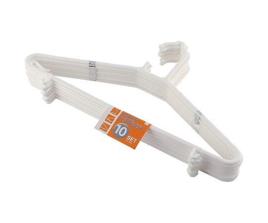 デイリーハンガー（10本組）　オフホワイト画像