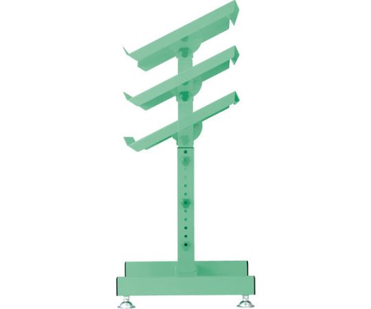 ワークサポートスタンド　W色 しっかりとしたデザインのスタンドが横から見える状態
