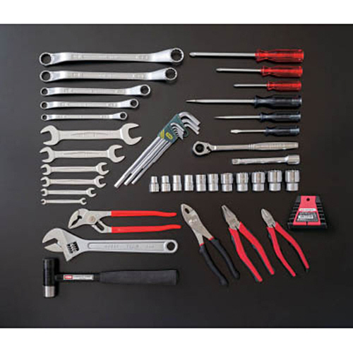 工具ｾｯﾄ 2段式ﾒﾀﾙｹｰｽ 1ｾｯﾄ(46点)画像