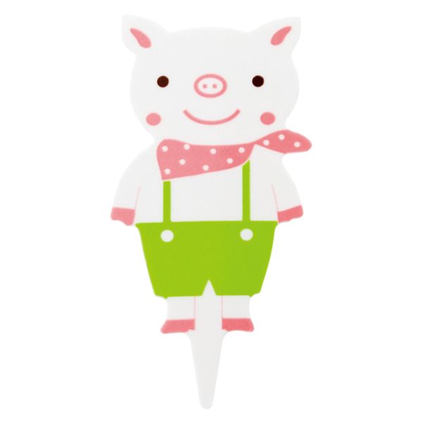 スウィーツ用品 メルヘンコブタケーキピック(100枚) ヘッズ画像