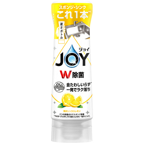 ｼﾞｮｲ W除菌 ｺﾝﾊﾟｸﾄ 逆さﾎﾞﾄﾙ 贅沢ｼﾄﾗｽﾚﾓﾝの香り 290mL 1本画像