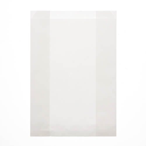 HEIKO 耐油ガゼットパック 特大 白無地 100枚画像