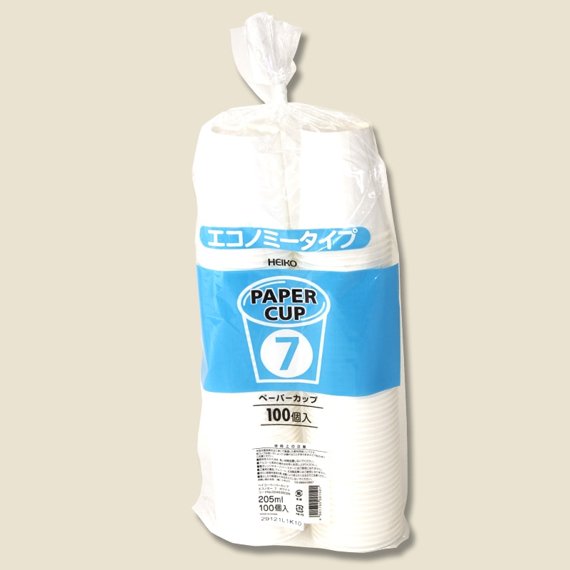 ヘイコーペーパーカップＥ　７オンスホワイト口径７３画像