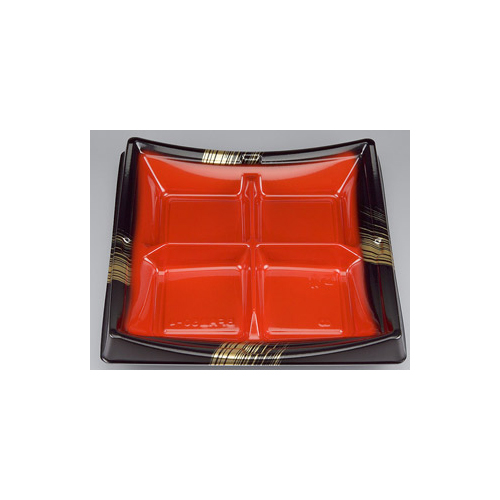 シーピー化成 どんぶり容器 BF角皿50-4 西京 本体 発泡画像