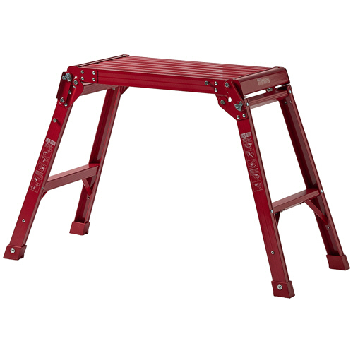 ｱﾙﾐ作業台 2段 ﾚｯﾄﾞ 1台画像