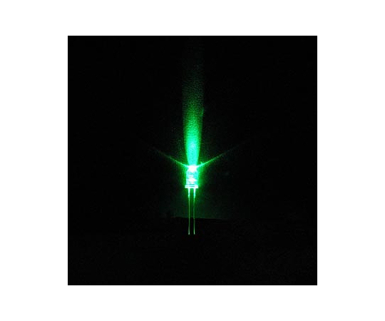 LED（5mm・緑・高輝度・3.2V・20mA・8500mcd）画像