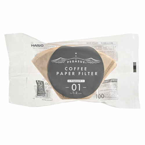 ペガサスコーヒーフィルター 1～2杯用 ブラウン画像