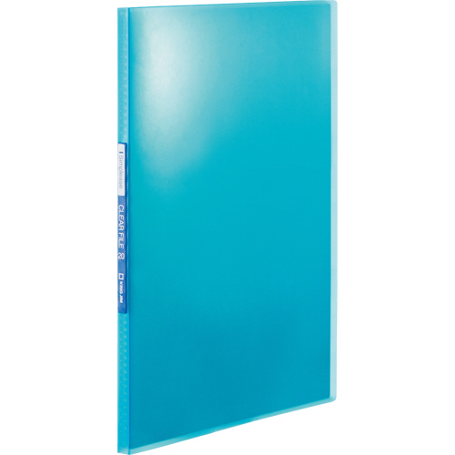 ｼﾝﾌﾟﾘｰｽﾞ ｸﾘｱｰﾌｧｲﾙ(透明) A4ﾀﾃ 20ﾎﾟｹｯﾄ 背幅12mm 青 1冊