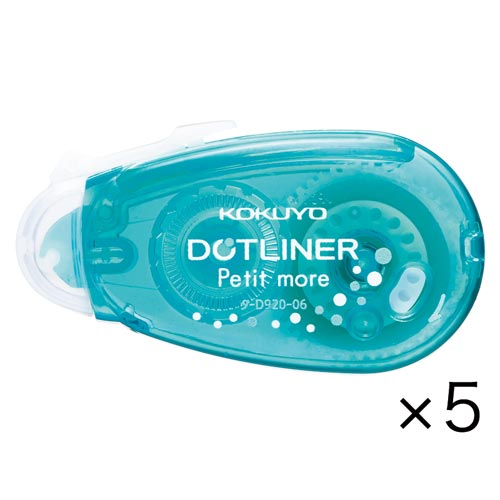 ドットライナープチモア青使い切り強粘着×５画像