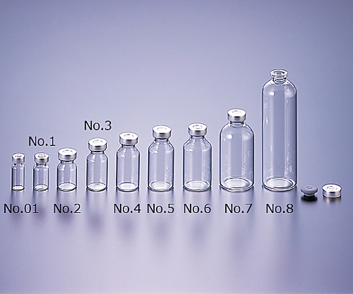 バイアル瓶No.01　2mL　透明　本体のみ　100本画像