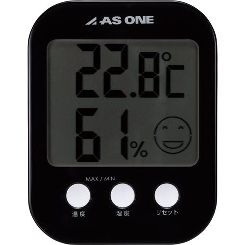 温湿度計　黒　Ａ－２３０－Ｂ画像