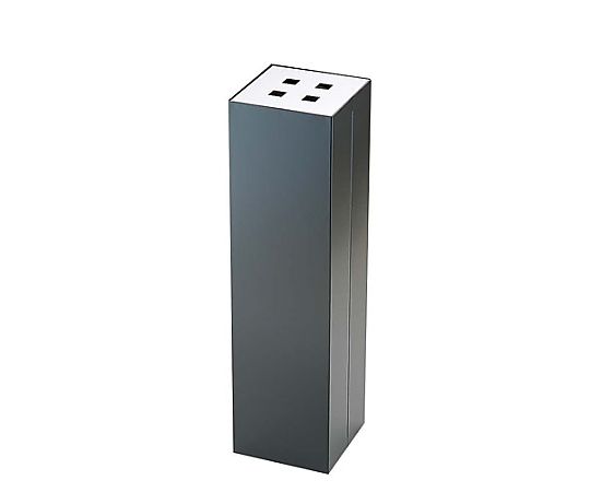 角型スモーキングスタンド(スチール) ブラック画像