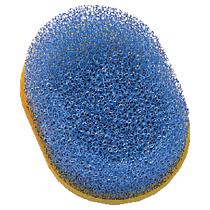 ｽﾎﾟﾝｼﾞ石けん置き(皿付) ﾌﾞﾙｰ 1個