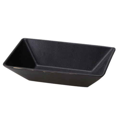 ボウル 13cm M KASANE レクタングル 陶器 ブラック画像