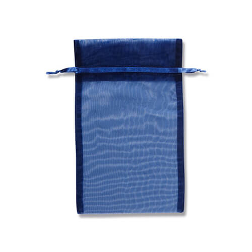 オーガンジーバッグ Ｌ ネイビー １０枚画像
