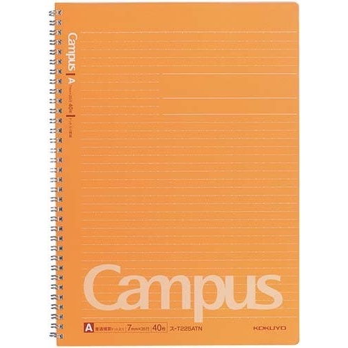 キャンパスツインリングＡ４ドット罫Ａ罫４０枚×１０画像