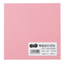 単色おりがみ うすもも 1ﾊﾟｯｸ(20枚)画像