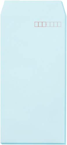 Ｈｉソフトカラー封筒長３ブルー　１００枚１０セット画像