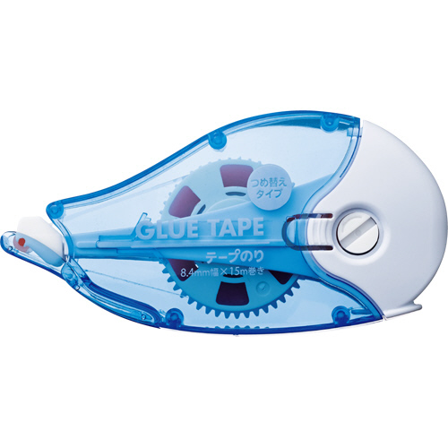 ﾃｰﾌﾟのり(ﾘﾌｨﾙ式 赤ﾃｰﾌﾟ) 本体 ｽﾀﾝﾀﾞｰﾄﾞ 8.4mm×15m ﾌﾞﾙｰ 1個画像