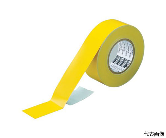 ラインテープ　屋内用　幅50mmX長さ50m　イエロー画像