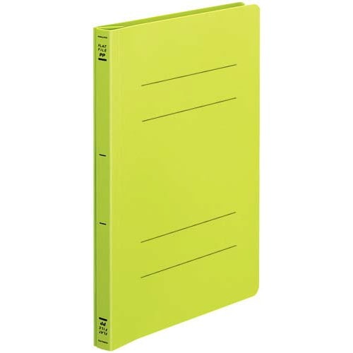 フラットファイル＜ＰＰ＞　Ｂ５縦　黄緑　１０冊画像
