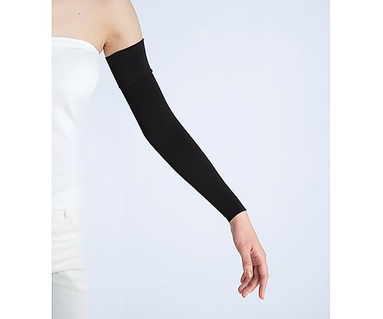 医療用弾性スリーブ［リンパディーバ］ ブラック M画像