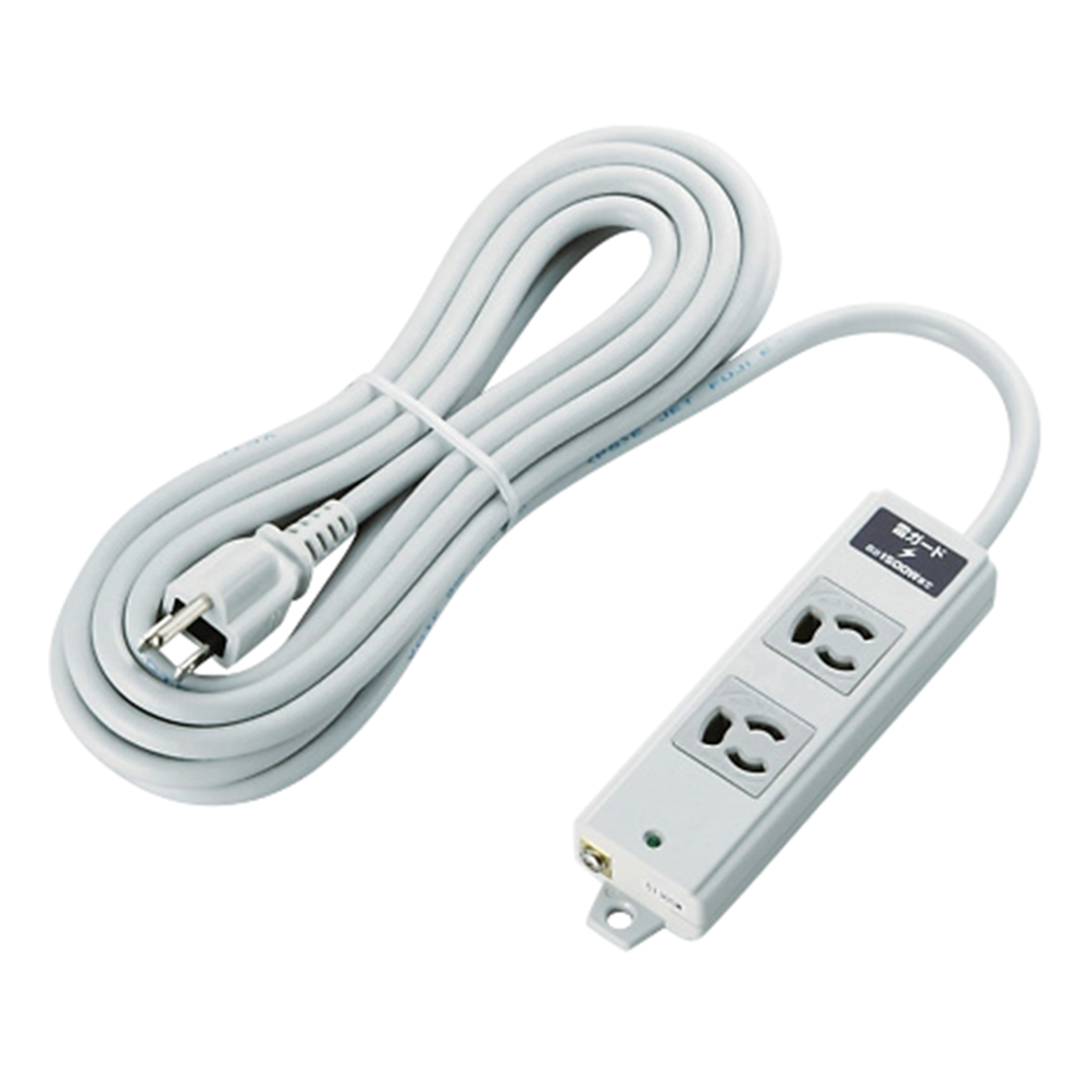 二重構造OAタップ　雷サージ　2口　5m画像