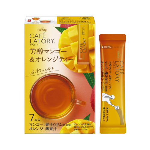 カフェラトリー　芳醇マンゴー＆オレンジティー７本