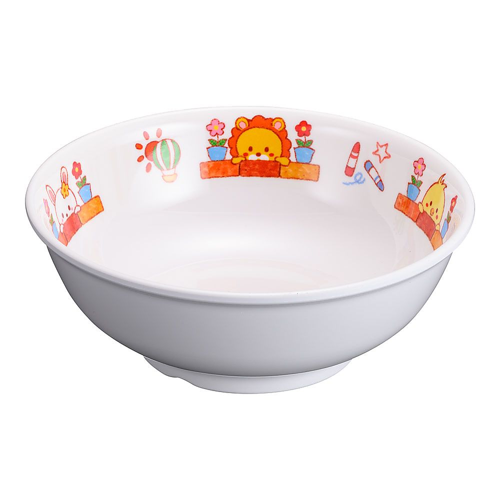 メラミンお子様食器　「みんなともだち。」　丼