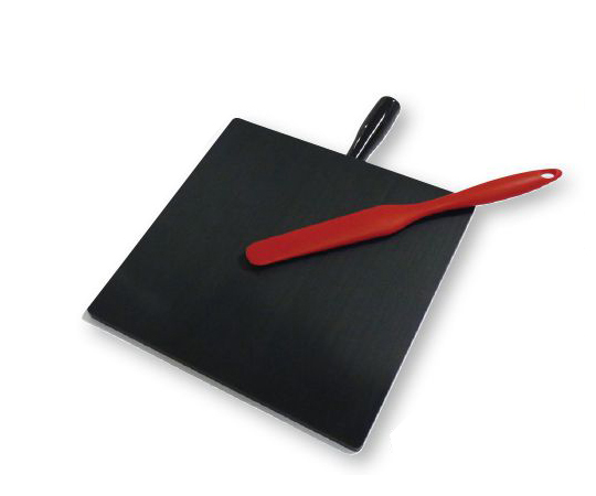 樹脂製軟膏板（まぜるん台　黒　大）画像